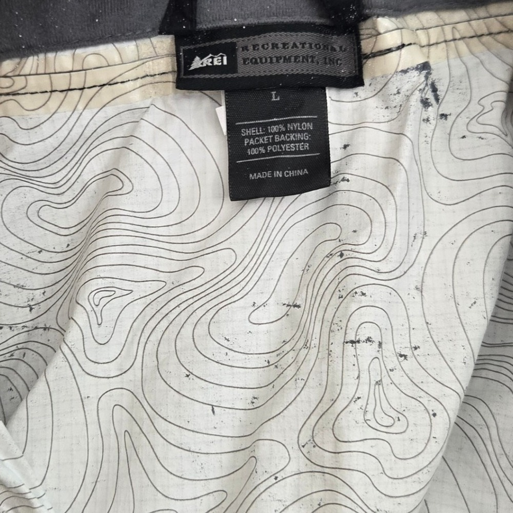 Ei Elements Waterproof Rain Shell Jacket Men's L … - image 4